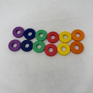 Lovevery Set of Wooden Discs Rings Montessori Learning Replacement Parts
